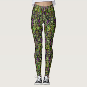 Green- Multi Colour Women's Leggings