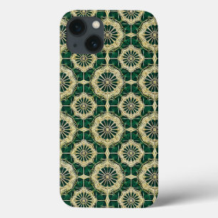 Green Multicolor Pattern iPhone 13 Case
