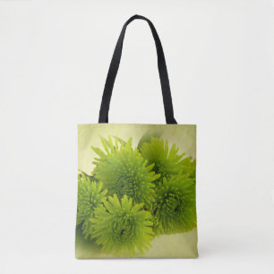 Green Mums Tote Bag