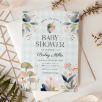 Green Mushroom Woodland Baby Shower