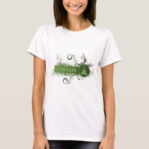 Green Namaste English T-Shirt