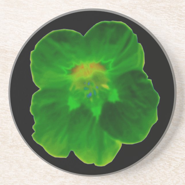 Green Nasturtium Coasters (Front)
