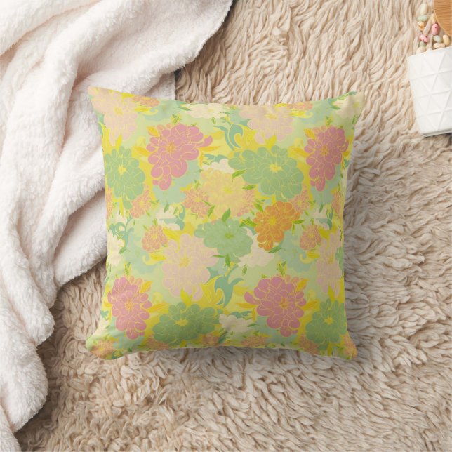 green, natural, home decor, abstract,  cushion (Blanket)