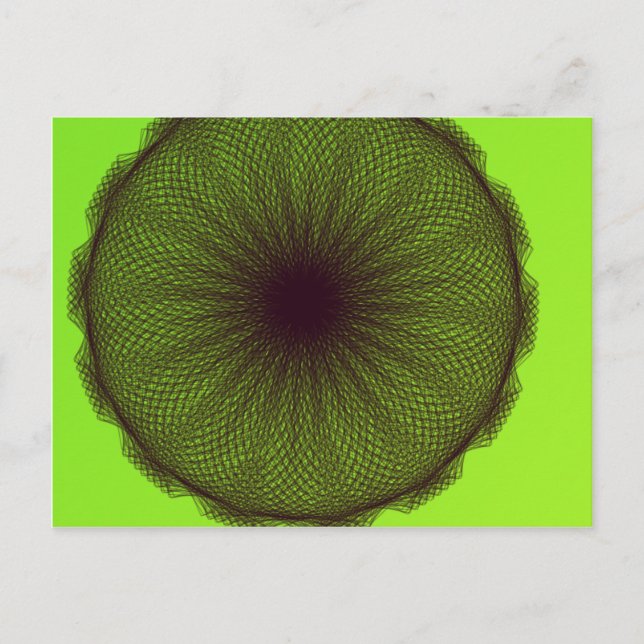 green nature mother nature postcard (Front)