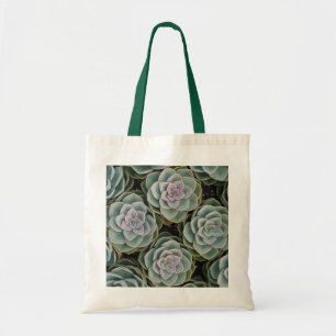 Green Nature Succulent Plant Tote Bag