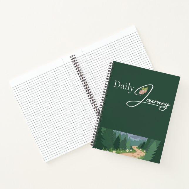 Green Nature Vibes Notebook Journal (Inside)