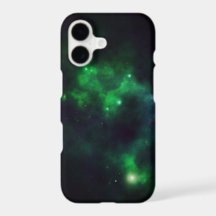 Green nebula phone case