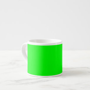 Green Neon Colour Customise This Espresso Cup