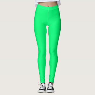 Green Neon Leggings