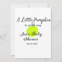 Green neon pumpkin little pumpkin is on it's way 