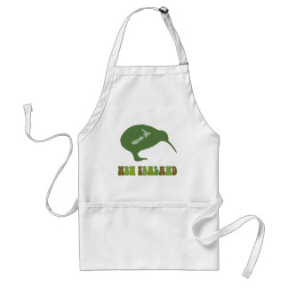 Green New Zealand Kiwi Cooking Apron