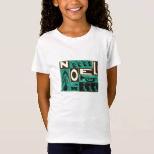 Green Noel Vintage Block Print T-Shirt
