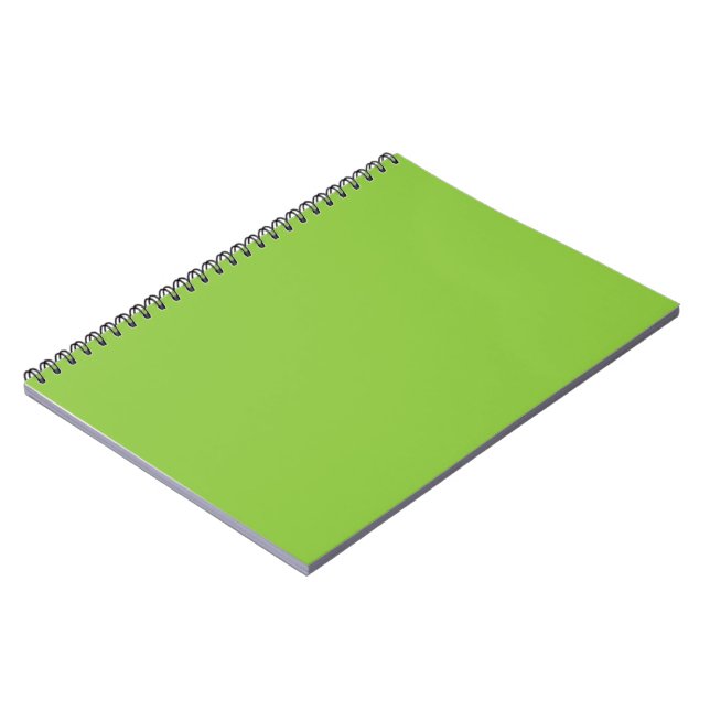 Green Notebook Spiral Notebook Journal Pad (Left Side)