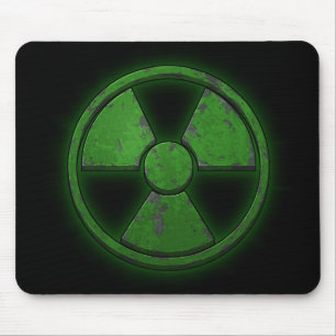 Green Nuke Mouse Mat