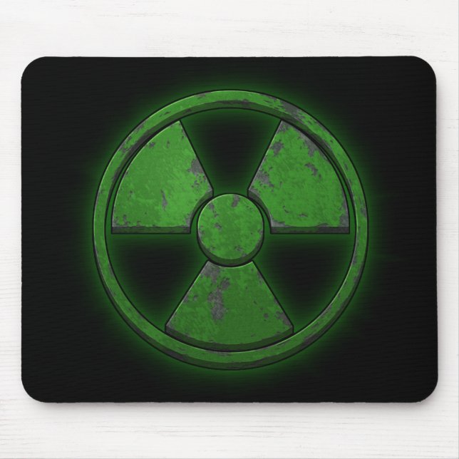Green Nuke Mouse Mat (Front)