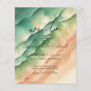 Green Ocean Beach Party Season Summer Flyer