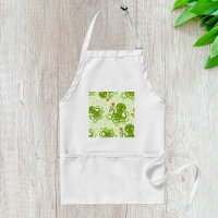 Green Octopuses With Flowers
