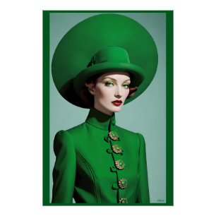 Green of the Irish Poster