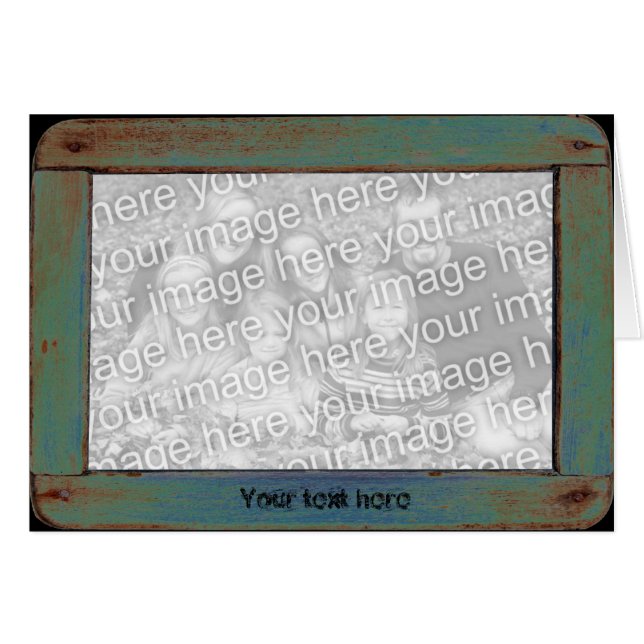 Green old Vintage frame - Template (Front Horizontal)