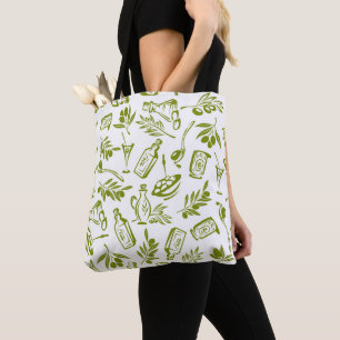 Green Olive Oil  Tote Bag