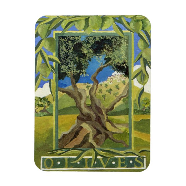 Green Olives 2014 Magnet (Vertical)