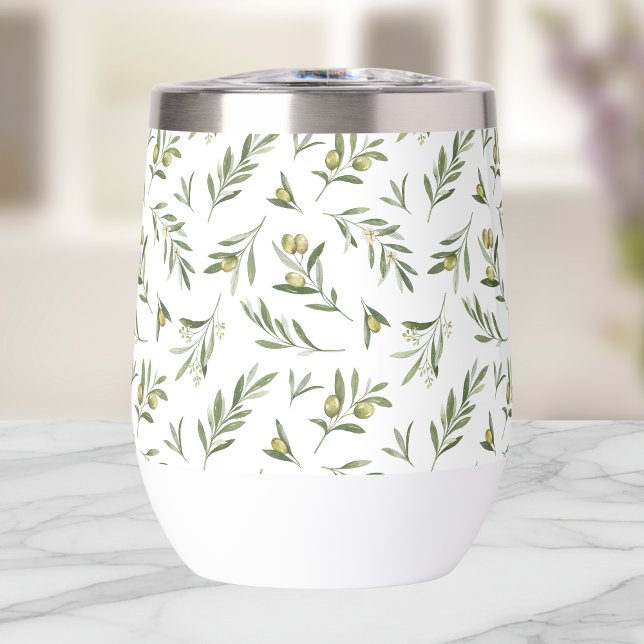 Green Olives Watercolor Thermal (Creator Uploaded)