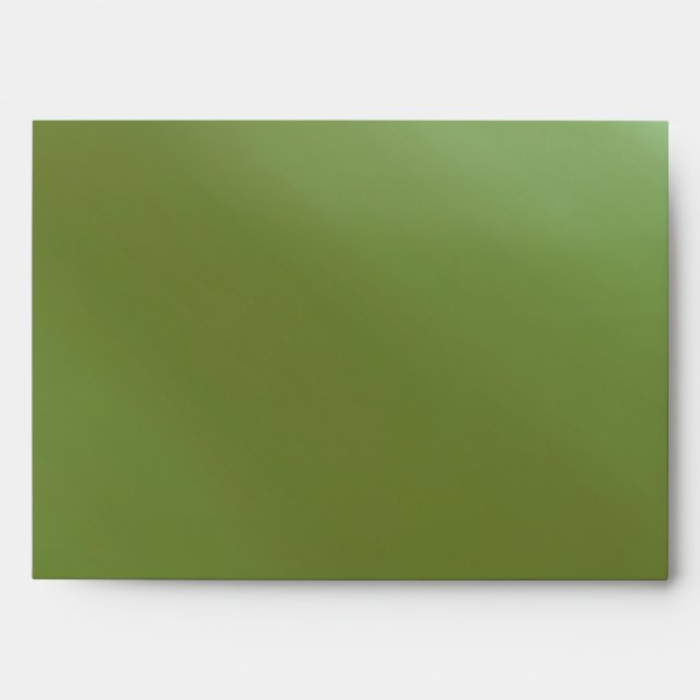 Green ombré envelope (Front)