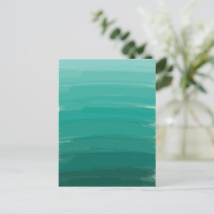 Green Ombre  Postcard