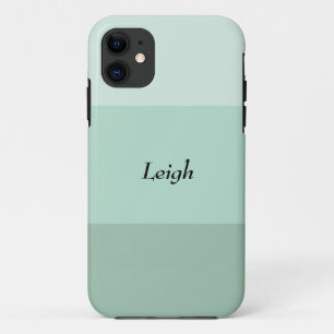 Green Ombre Striped iPhone 11 Case