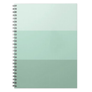 Green Ombre Striped Notebook