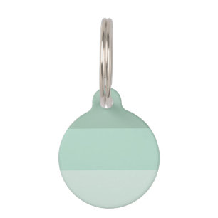 Green Ombre Striped Pet Tag