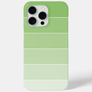 Green Ombré Stripes iPhone 15 Pro Max Case