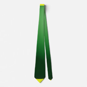 Green on Yellow Tie