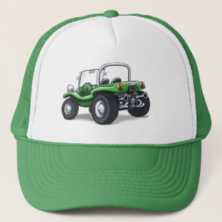 green open top bug baseball hat