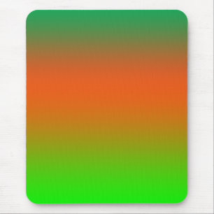 Green Orange fantasy colors - mose pad Mouse Mat