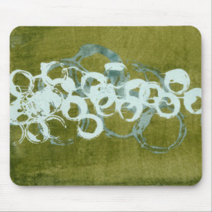 Green Orbs I Mouse Mat