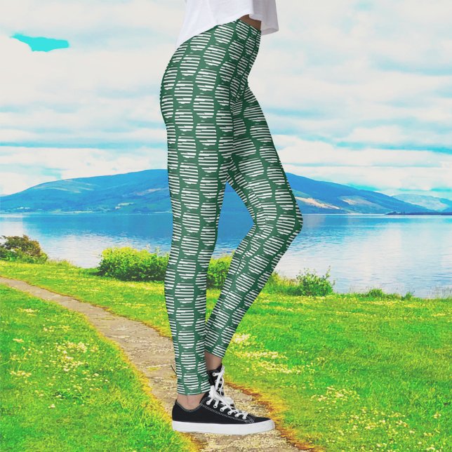 Green Orbs of Interference Leggings (Creator Uploaded)