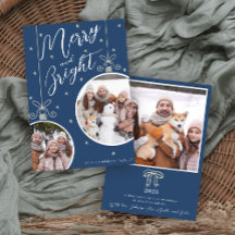 Green Ornament Christmas Card