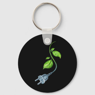 Green Outfit - Environmental Protection - Eco Rose Key Ring