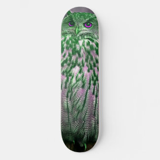 Green Owl Skateboard Deck