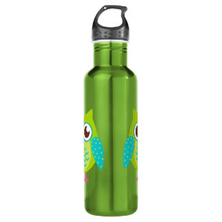 Green Owls 710 Ml Water Bottle