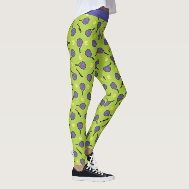 🎾Green Padel Power! Leggings (Right)