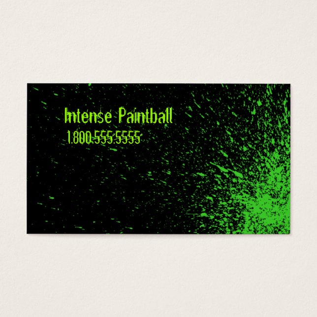 green paint splatter (Front)