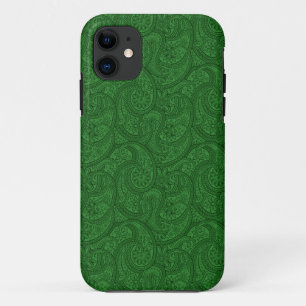 Green Paisley iPhone 11 Case