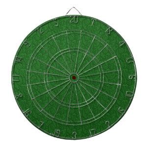 Green Paisley Dartboard
