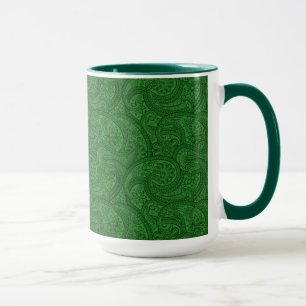 Green Paisley Mug