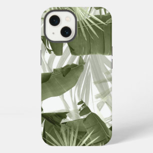Green Palm Banana Leaves Bliss 1 #art #nature iPhone 13 Case