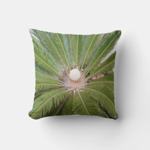 Green Palm Cushion