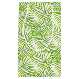 Green Palm Flamingo Gift Bag