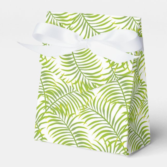 Green Palm Flamingo Gift Box (Front Side)